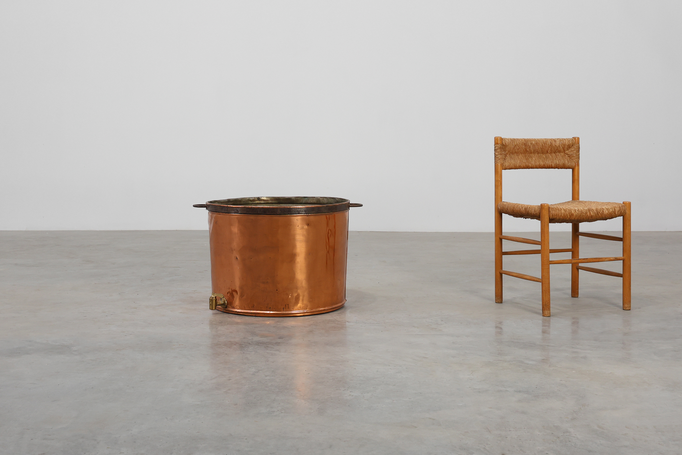 Large Copper Brew Kettle or chimney pot, France ca. 1820thumbnail